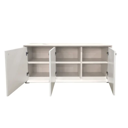 Bissolo Casa Credenze E Vetrine<CREDENZA MOD. GIORNO PER GIORNO CM 155.6X45 H. 71.6 NUVOLA FRASSINO E TELE LISCIO in vendita online