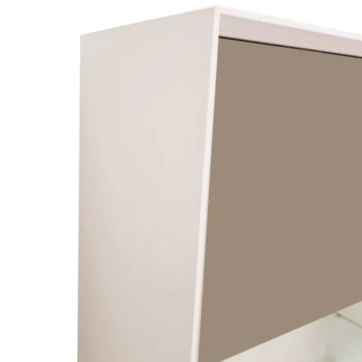 Bissolo Casa Credenze E Vetrine<CREDENZA MOD. GIORNO PER GIORNO CM 105.6X45 H.167.6 NUVOLA FRASSINO E FANGO LISCIO in vendita online