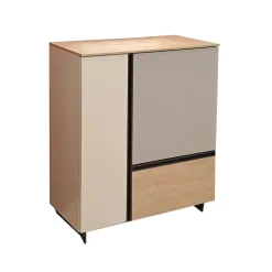 Bissolo Casa Credenze E Vetrine<CREDENZA MOD. GIORNO PER GIORNO ROVERE NODATO/CRETA/FANGO in vendita online