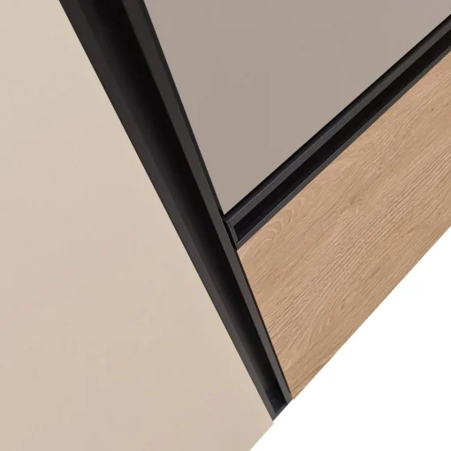 Bissolo Casa Credenze E Vetrine<CREDENZA MOD. GIORNO PER GIORNO ROVERE NODATO/CRETA/FANGO in vendita online