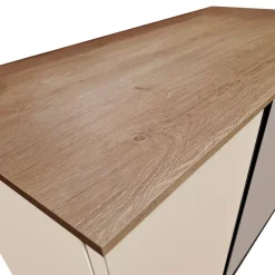 Bissolo Casa Credenze E Vetrine<CREDENZA MOD. GIORNO PER GIORNO ROVERE NODATO/CRETA/FANGO in vendita online