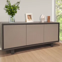 Bissolo Casa Credenze E Vetrine<CREDENZA MOD. JOKER CM 189X45 FANGO E VISONE: vendita online CREDENZA MOD. JOKER CM 189X45 FANGO E VISONE in offerta