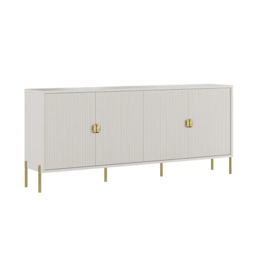 Bissolo Casa Credenze E Vetrine<CREDENZA MOD.LOTUS CASHMERE EFFETTO CANNETTATO in vendita online