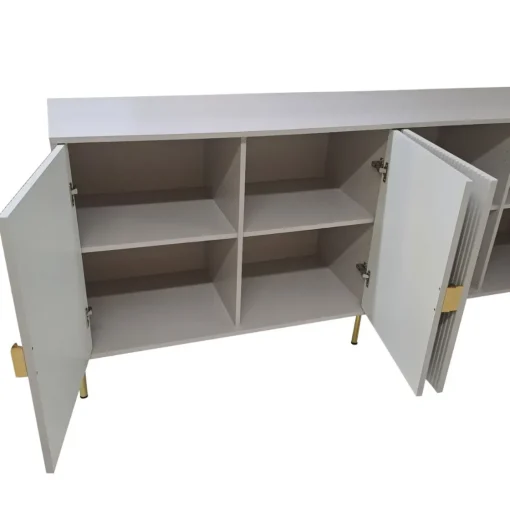 Bissolo Casa Credenze E Vetrine<CREDENZA MOD.LOTUS CASHMERE EFFETTO CANNETTATO in vendita online