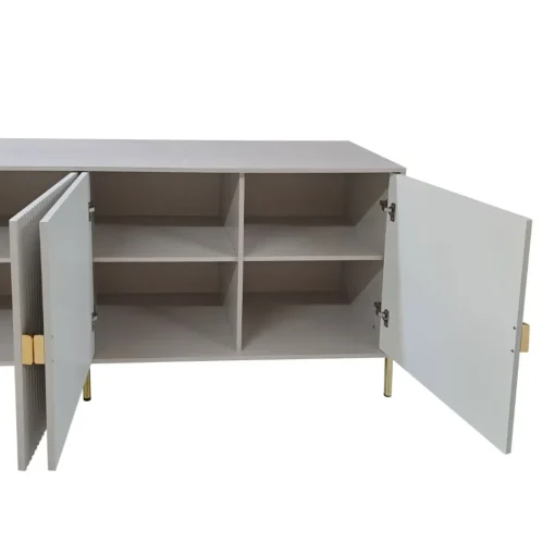 Bissolo Casa Credenze E Vetrine<CREDENZA MOD.LOTUS CASHMERE EFFETTO CANNETTATO in vendita online