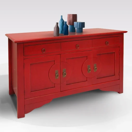 Bissolo Casa Mobili Shabby Chic|Credenze E Vetrine In Arte Povera<Credenza rossa: acquista online credenza rossa in legno