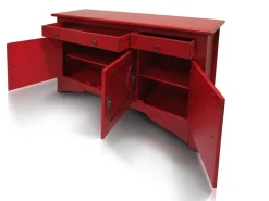 Bissolo Casa Mobili Shabby Chic|Credenze E Vetrine In Arte Povera<Credenza rossa: acquista online credenza rossa in legno
