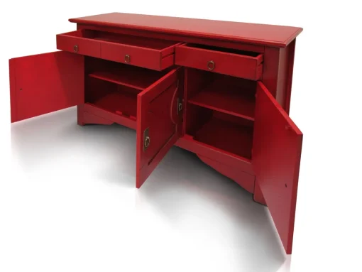 Bissolo Casa Mobili Shabby Chic|Credenze E Vetrine In Arte Povera<Credenza rossa: acquista online credenza rossa in legno
