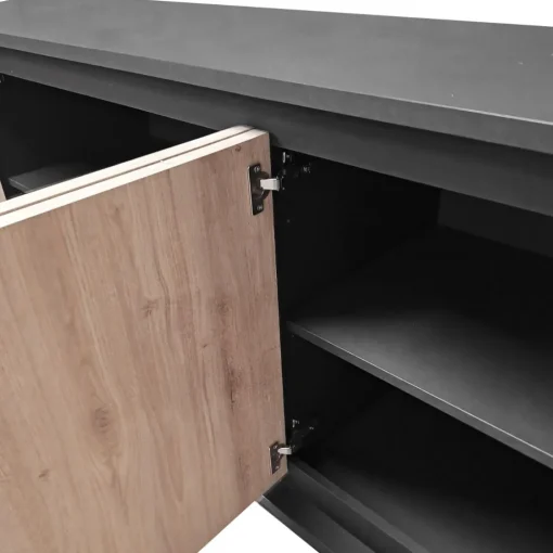 Bissolo Casa Credenze E Vetrine<CREDENZA SKY 4ANTE CM 207X50 H. 80 LAVA/CADIZ in vendita online