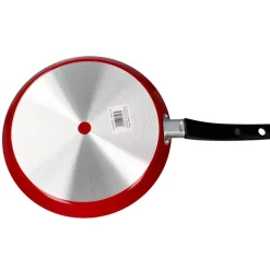 Bissolo Casa Cottura Padelle<CREPIERA 1 MANICO LINEA ADRIATICA ROSSA DIAM. 25CM