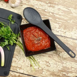 Bissolo Casa Accessori Vari Utensili Da Cucina<CUCCHIAIO MEDIO GOURMET NERO 29.8X6.2CM