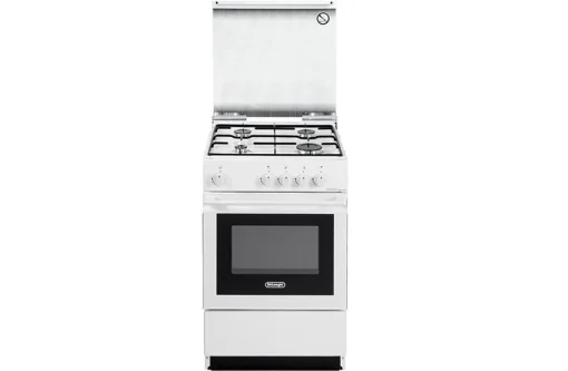 Bissolo Casa Grandi Forno<CUCINA CM 50X50 DE LONGHI AD APPOGGIO 4 FUOCHI BIANCA SGW554GBN