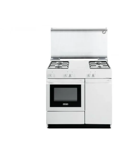 Bissolo Casa Grandi Forno<CUCINA CM 86X50 DE LONGHI AD APPOGGIO 4 FUOCHI BIANCA SGW854N