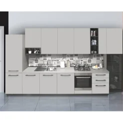 Bissolo Casa Cucine Moderne<CUCINA COMPLETA GRIGIO PERLA
