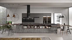 Bissolo Casa Cucine Moderne<CUCINA COMPLETA GRIGIO/NERO