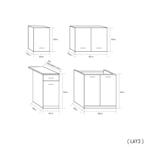 Bissolo Casa Cucine Componibili E Modulari<CUCINA COMPONIBILE CM 180 BIANCO E ROVERE ARTISAN