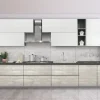 Bissolo Casa Cucine Moderne<CUCINA COMPONIBILE MOD. FLO EVO NOCE GRIGIO E NOCE BIANCO