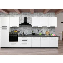 Bissolo Casa Cucine Complete<Cucina lineare moderna componibile: modello sky utopia bianca