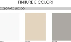 Bissolo Casa Cucine Complete<CUCINA MOD. BAHIA CM 330X60 H.240 BIANCO LUCIDO
