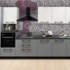 Bissolo Casa Cucine Moderne<Cucina moderna completa di elettrodomestici 390cm: modello sky grey e ivory