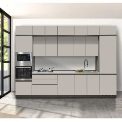 Bissolo Casa Cucine Complete<CUCINA MOD.SKY CM 360X60 H.252 BETON PERLA
