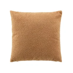 Bissolo Casa Cuscini D'arredo<CUSCINO DECO' EFFETTO BOUCLE' CM 45X45 WOOLY CAMMELLO : vendita online CUSCINO DECO' EFFETTO BOUCLE' CM 45X45 WOOLY CAMMELLO in offerta