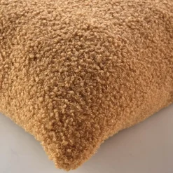 Bissolo Casa Cuscini D'arredo<CUSCINO DECO' EFFETTO BOUCLE' CM 45X45 WOOLY CAMMELLO : vendita online CUSCINO DECO' EFFETTO BOUCLE' CM 45X45 WOOLY CAMMELLO in offerta