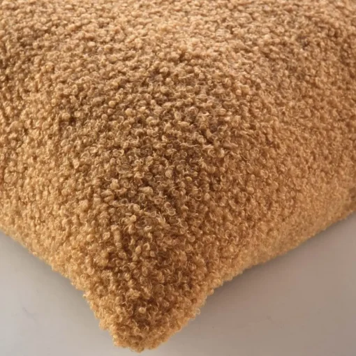 Bissolo Casa Cuscini D'arredo<CUSCINO DECO' EFFETTO BOUCLE' CM 45X45 WOOLY CAMMELLO : vendita online CUSCINO DECO' EFFETTO BOUCLE' CM 45X45 WOOLY CAMMELLO in offerta