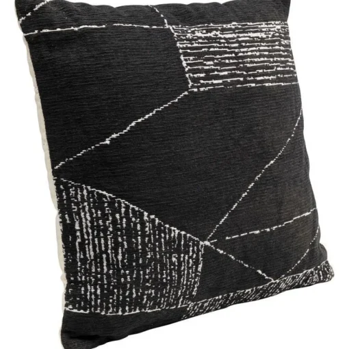 Bissolo Casa Cuscini D'arredo<CUSCINO OPACO NET CM 45X45 NERO E BIANCO: vendita online CUSCINO OPACO NET CM 45X45 NERO E BIANCO in offerta