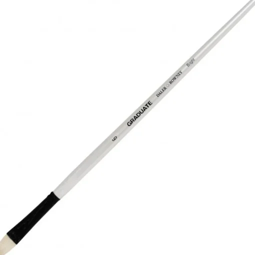 Bissolo Casa Pittura E Accessori Pennelli<DALER ROWNEY - PENNELLO PIATTO CORTO MANICO LUNGO N. 6: vendita online DALER ROWNEY - PENNELLO PIATTO CORTO MANICO LUNGO N. 6 in offerta