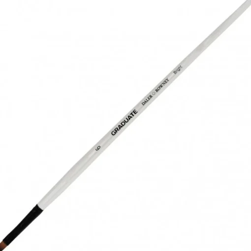 Bissolo Casa Pittura E Accessori Pennelli<DALER ROWNEY - PENNELLO PIATTO CORTO MANICO LUNGO GRADUATE N. 6: vendita online DALER ROWNEY - PENNELLO PIATTO CORTO MANICO LUNGO GRADUATE N. 6 in offerta