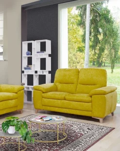 Bissolo Casa Divani A 2 Posti<DIVANO 2 POSTI BOSTON IN TESSUTO GIALLO: vendita online DIVANO 2 POSTI BOSTON IN TESSUTO GIALLO in offerta