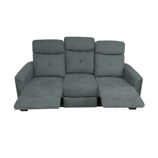 Bissolo Casa Divani A 3 Posti<DIVANO 3 POSTI ENEA CON RELAX MANUALE IN TESSUTO GRIGIO SCURO : vendita online DIVANO 3 POSTI ENEA CON RELAX MANUALE IN TESSUTO GRIGIO SCURO in offerta