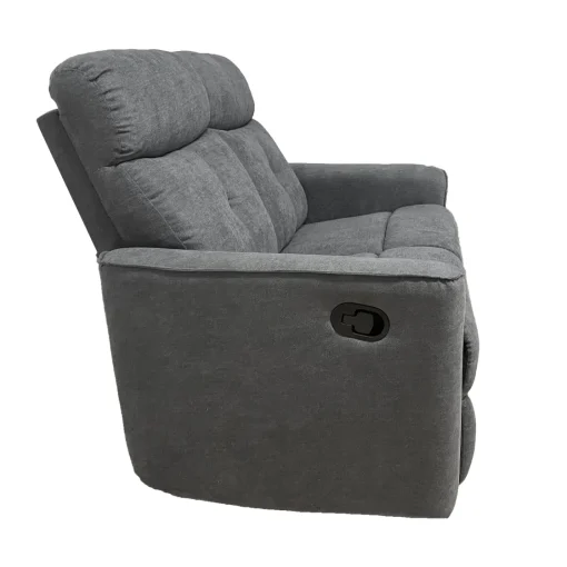Bissolo Casa Divani A 3 Posti<DIVANO 3 POSTI ENEA CON RELAX MANUALE IN TESSUTO GRIGIO SCURO : vendita online DIVANO 3 POSTI ENEA CON RELAX MANUALE IN TESSUTO GRIGIO SCURO in offerta