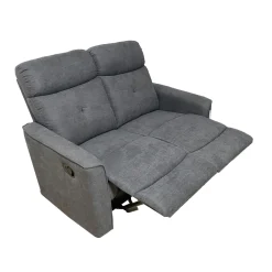 Bissolo Casa Divani A 2 Posti<DIVANO 2 POSTI ENEA CON RELAX MANUALE IN TESSUTO GRIGIO SCURO: vendita online DIVANO 2 POSTI ENEA CON RELAX MANUALE IN TESSUTO GRIGIO SCURO in offerta