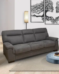 Bissolo Casa Divani A 3 Posti<DIVANO 3 POSTI FLAVIA IN TESSUTO DARK GREY: vendita online DIVANO 3 POSTI FLAVIA IN TESSUTO DARK GREY in offerta