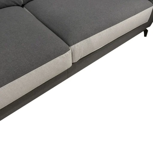 Bissolo Casa Divani A 3 Posti<DIVANO 3 POSTI GWEN IN TESSUTO GRIGIO SCURO E SILVER: vendita online DIVANO 3 POSTI GWEN IN TESSUTO GRIGIO SCURO E SILVER in offerta