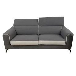 Bissolo Casa Divani A 3 Posti<DIVANO 3 POSTI GWEN IN TESSUTO GRIGIO SCURO E SILVER: vendita online DIVANO 3 POSTI GWEN IN TESSUTO GRIGIO SCURO E SILVER in offerta