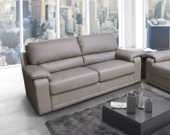Bissolo Casa Divani A 3 Posti<Divano 3 Posti in Pelle in Offerta: Modello Verona