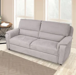 Bissolo Casa Divani A 3 Posti<DIVANO 3 POSTI MOD. ELBA IN TESSUTO GRIGIO CHIARO : vendita online DIVANO 3 POSTI MOD. ELBA IN TESSUTO GRIGIO CHIARO in offerta