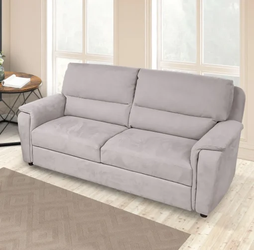 Bissolo Casa Divani A 3 Posti<DIVANO 3 POSTI MOD. ELBA IN TESSUTO GRIGIO CHIARO : vendita online DIVANO 3 POSTI MOD. ELBA IN TESSUTO GRIGIO CHIARO in offerta