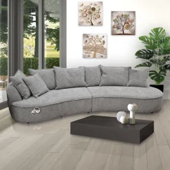 Bissolo Casa Divani Xxl|Divani Angolari<DIVANO 3 POSTI MOD. LEVI CON TERMINALE IN TESSUTO GRIGIO: vendita online DIVANO 3 POSTI MOD. LEVI CON TERMINALE IN TESSUTO GRIGIO in offerta