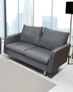 Bissolo Casa Divani A 2 Posti<DIVANO 2 POSTI MOD.DARIO IN TESSUTO GRIGIO : vendita online DIVANO 2 POSTI MOD.DARIO IN TESSUTO GRIGIO in offerta