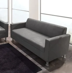 Bissolo Casa Divani A 3 Posti<DIVANO 3 POSTI MOD.JACOPO IN ECOPELLE VINTAGE GRIGIO : vendita online DIVANO 3 POSTI MOD.JACOPO IN ECOPELLE VINTAGE GRIGIO in offerta