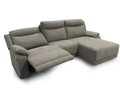 Bissolo Casa Divani Angolari<Divano con Chaise Longue: Divano Angolare con Recliner Elettrico