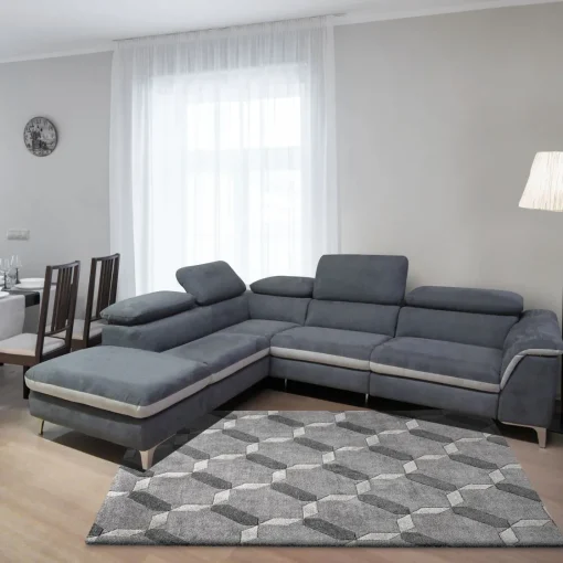 Bissolo Casa Divani Angolari<Divano con Penisola e Seduta Relax: modello Star