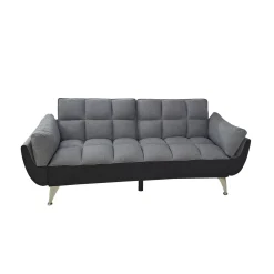 Bissolo Casa Divani Letto<DIVANO LETTO CARLO CM 220 CON APERTURA CLIC CLAC IN TESSUTO GRIGIO: vendita online DIVANO LETTO CARLO CM 220 CON APERTURA CLIC CLAC IN TESSUTO GRIGIO in offerta