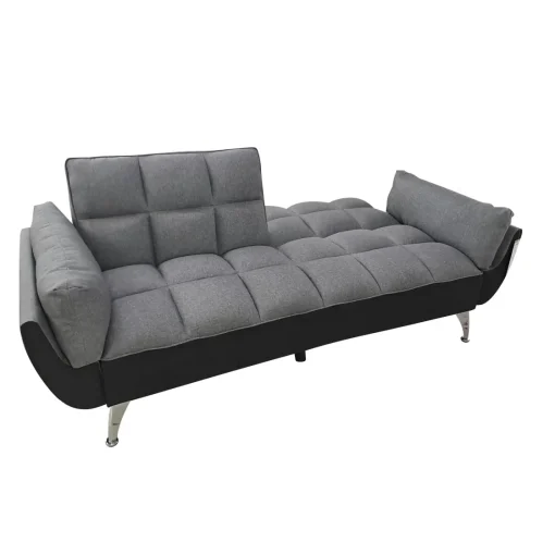 Bissolo Casa Divani Letto<DIVANO LETTO CARLO CM 220 CON APERTURA CLIC CLAC IN TESSUTO GRIGIO: vendita online DIVANO LETTO CARLO CM 220 CON APERTURA CLIC CLAC IN TESSUTO GRIGIO in offerta
