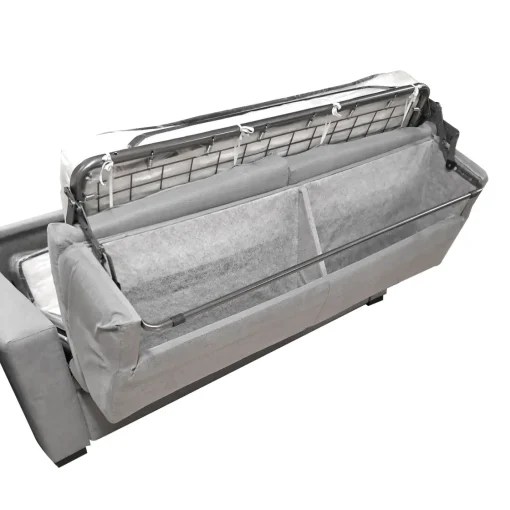 Bissolo Casa Divani Letto<DIVANO LETTO CITY CM 195 CON RETE ELETTROSALDATA IN TESSUTO GRIGIO: vendita online DIVANO LETTO CITY CM 195 CON RETE ELETTROSALDATA IN TESSUTO GRIGIO in offerta