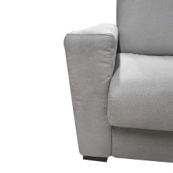Bissolo Casa Divani Letto<DIVANO LETTO CITY CM 195 CON RETE ELETTROSALDATA IN TESSUTO GRIGIO: vendita online DIVANO LETTO CITY CM 195 CON RETE ELETTROSALDATA IN TESSUTO GRIGIO in offerta